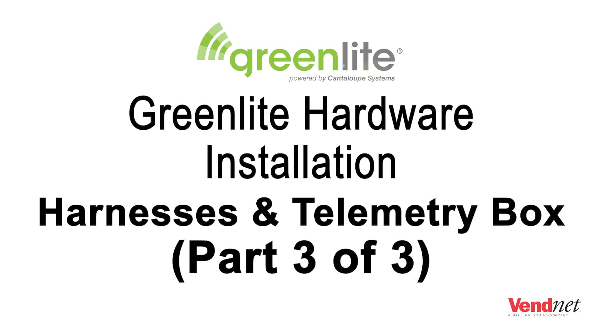 Greenlite Hardware Installation - Harness and Telemetry Box Installation Part 3 of 3