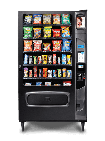 Mercato 5000 Snack with optional iCart touch screen.