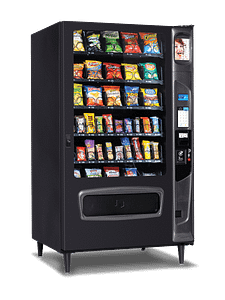Mercato 5000 Snack with optional iCart touch screen left quarter view.