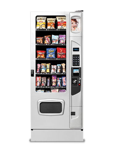 Mercato 3000 Snack with optional platinum silver door styling and kick panel.