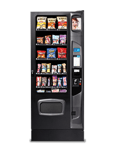 Mercato 3000 Snack shown with iCart touch screen and kick panel options.