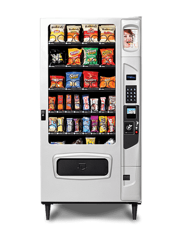 Mercato 4000 snack with optional platinum silver door styling.