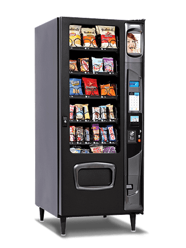 Mercato 3000 Snack with optional iCart touch screen left quarter view.