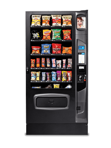 Mercato 4000 snack with optional iCart touch screen and kick panel.