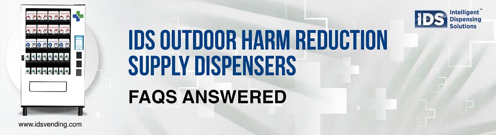outdoor harm reduction supply dispenser