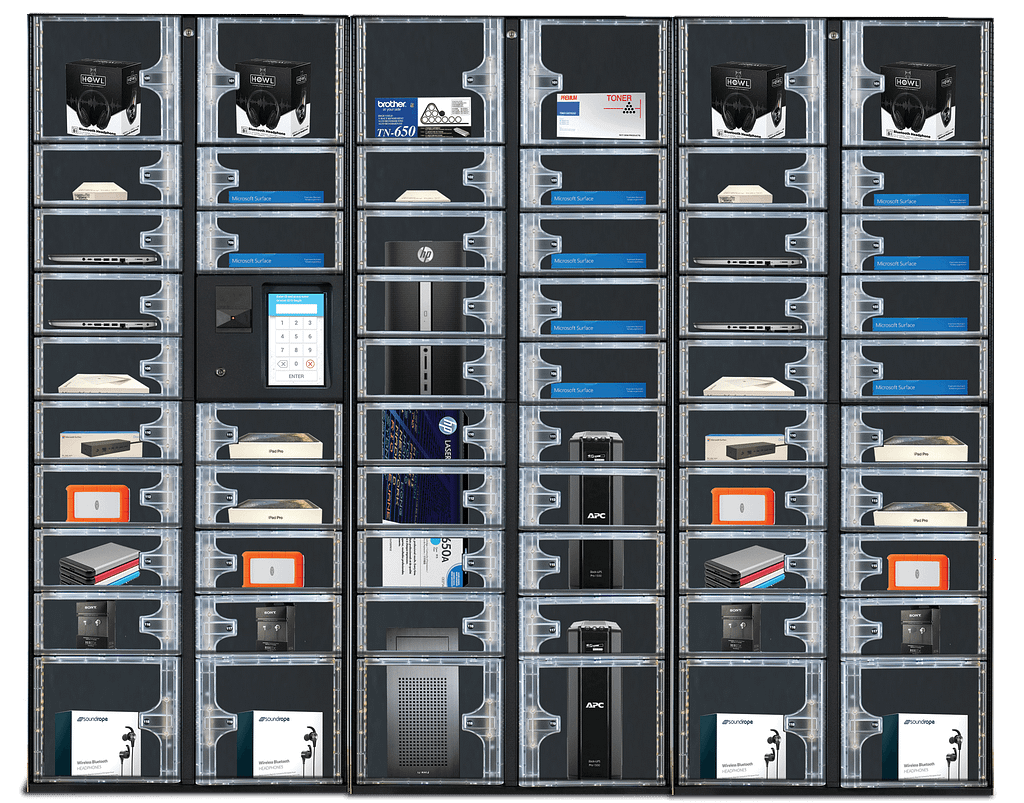 Clear Vision Adjustable smart lockers