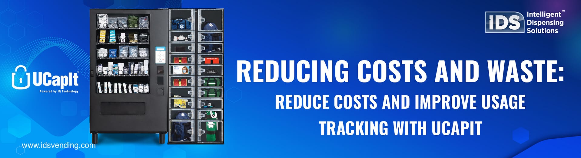 reduce cost and improve tracking in vending machine