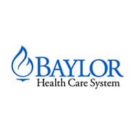Logo image of Baylor healthcare system in blue and black text