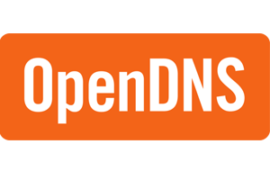 Open DNS logo in white text and orange background