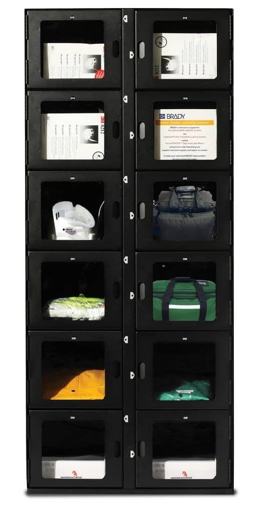Lockbox locker with a 12 unit capacity