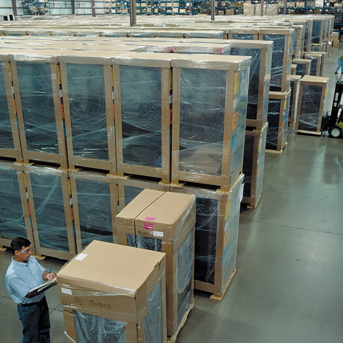 Vending machine warehouse supply