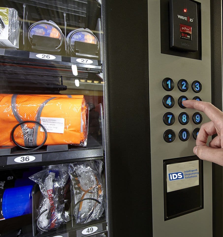 Supply room vending machine