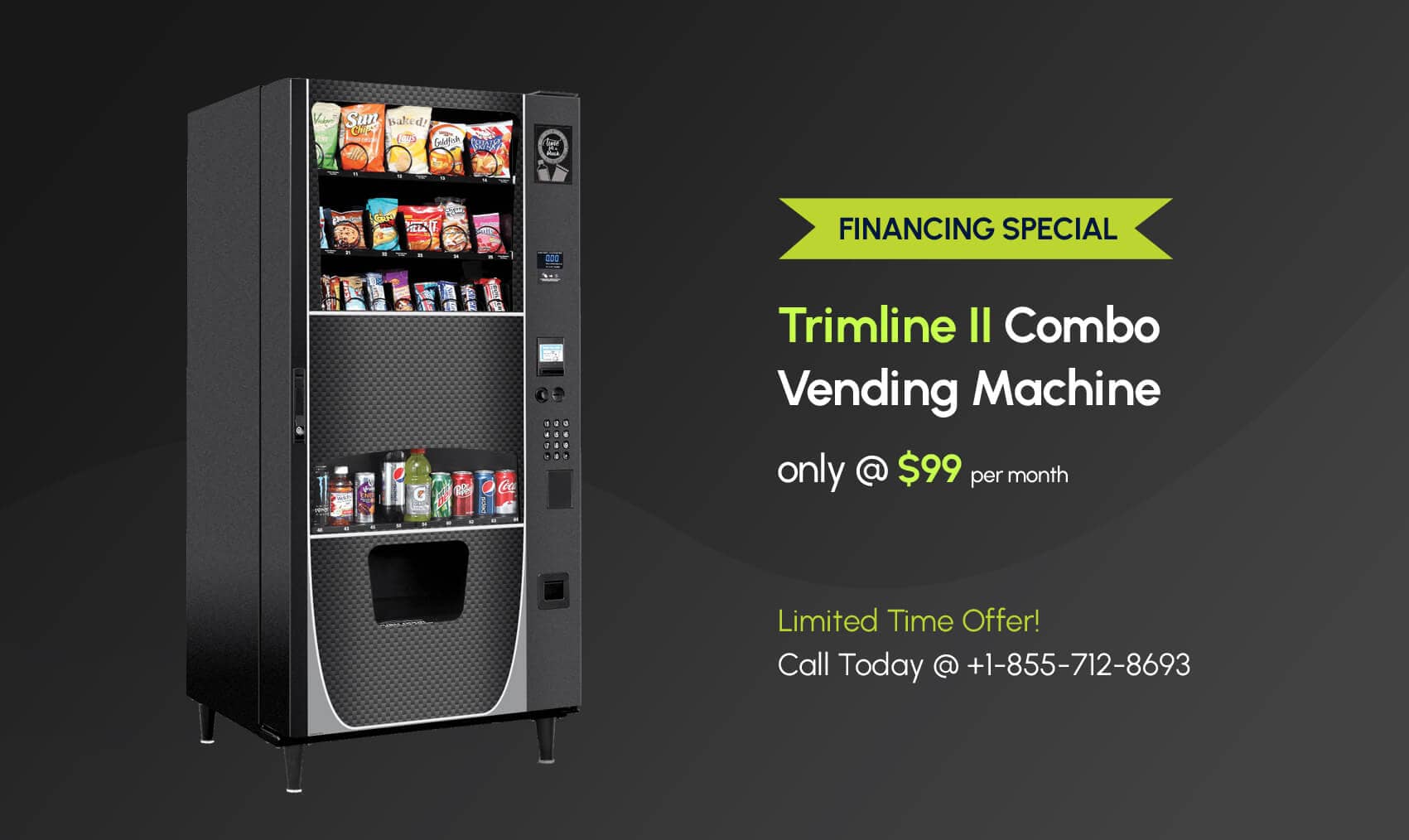 Trimline II combo vending machine