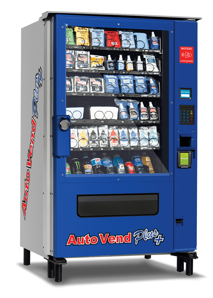 Car Wash Vending Machine Car Accessories Display Set - Program B