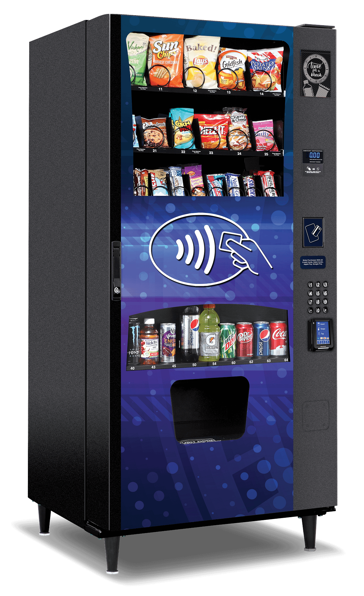 3-Wide Combination Vending Machine