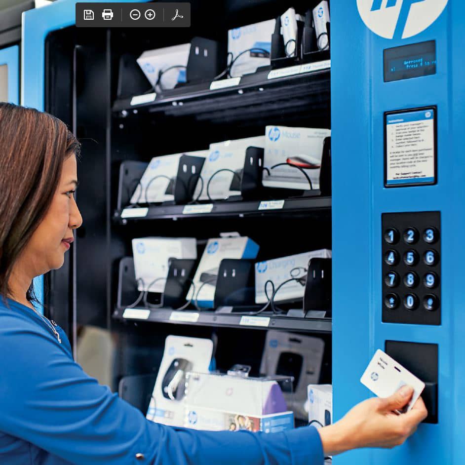 HP vending machine