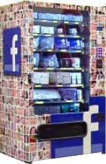 Image of facebook custom vending machine