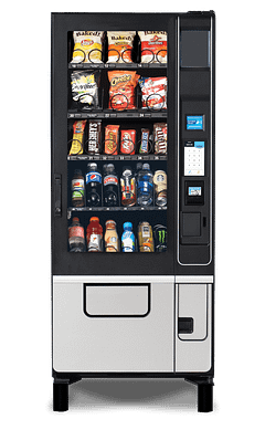 The Evoke Combo VT3 Vending Machine From U-Select-It with 7 inch display