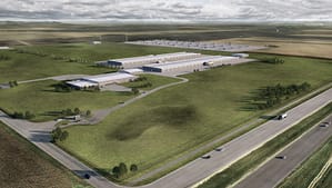 Apple Rendering of the Apple data center development in Waukee, Iowa